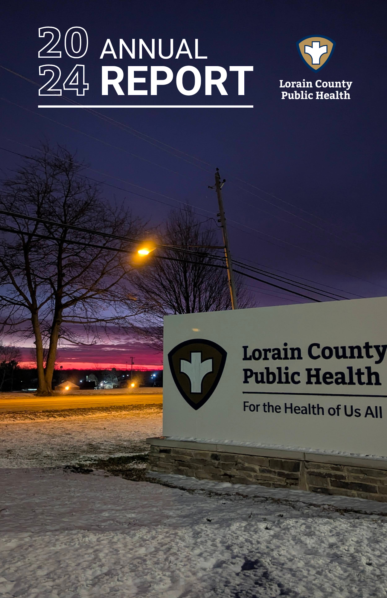 The 12-page 2024 Lorain County Public Health annual report 